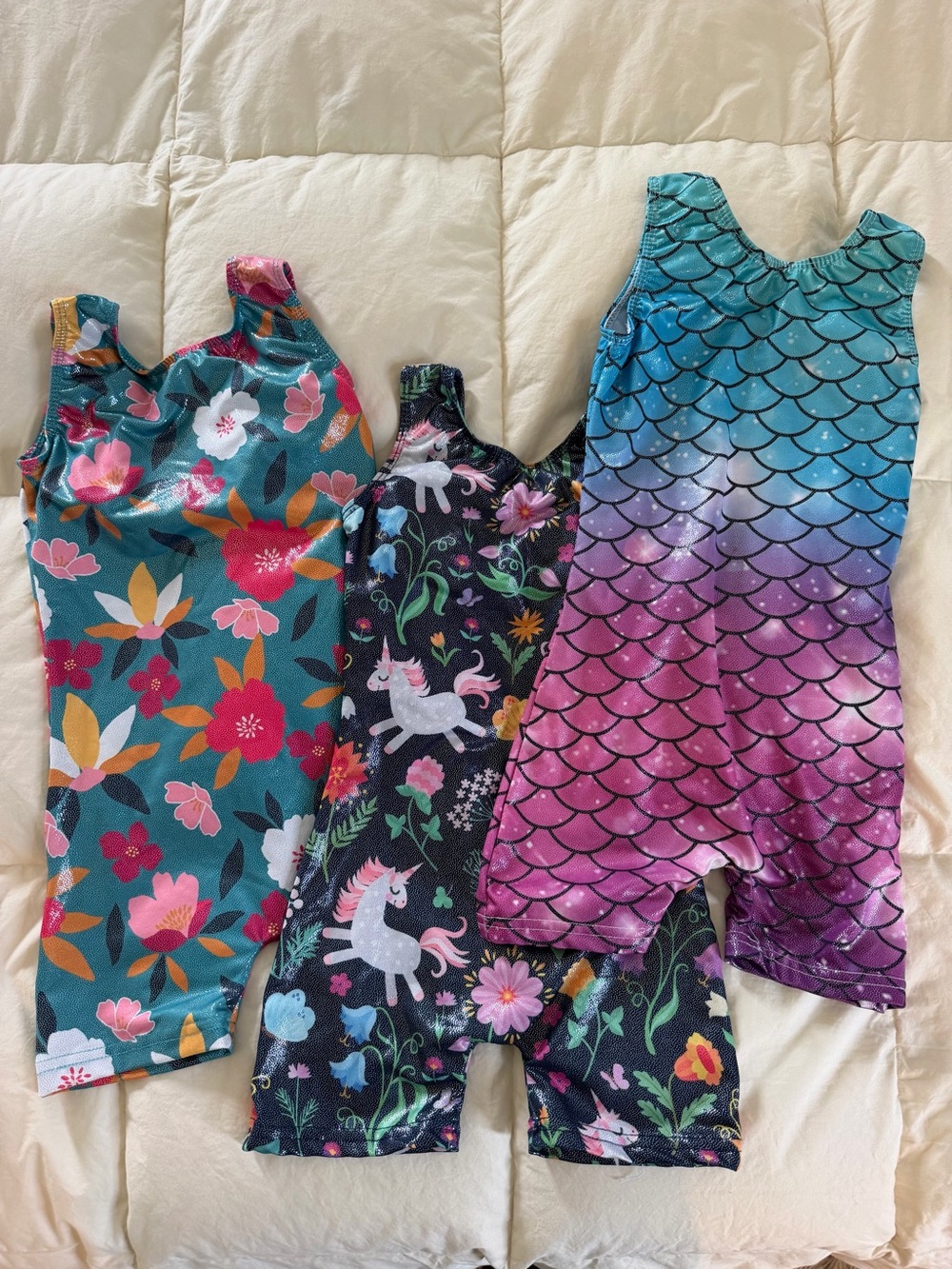 Girls leotards one piece gymnastics or dance